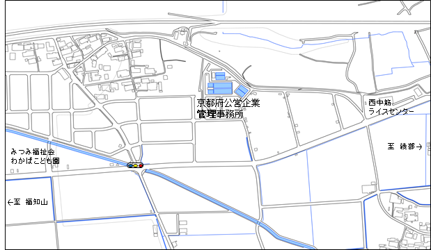 京都府公営企業管理事務所の地図