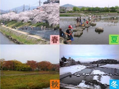 画像:鴨川の四季