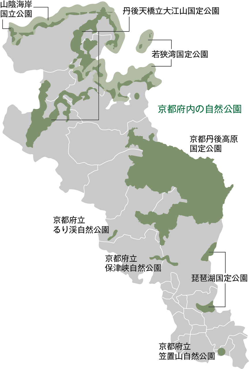 京都府(歴史的)自然環境保全地域