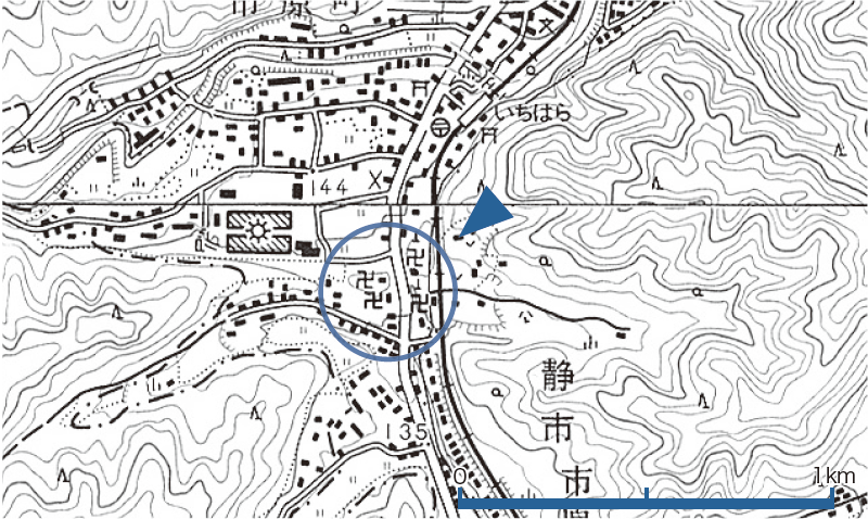 2.5万分の1 京都東北部・大原