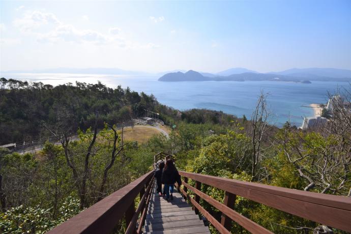 大階段からの景色