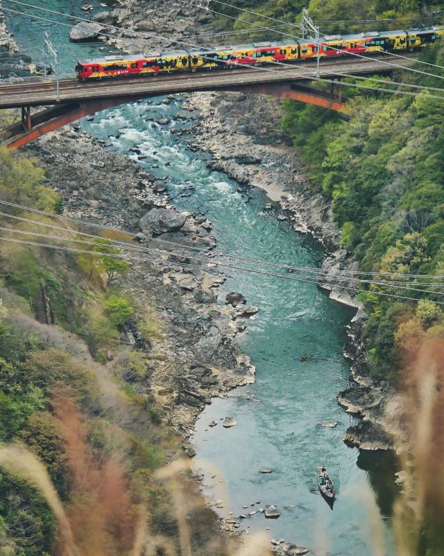 保津峡鉄橋