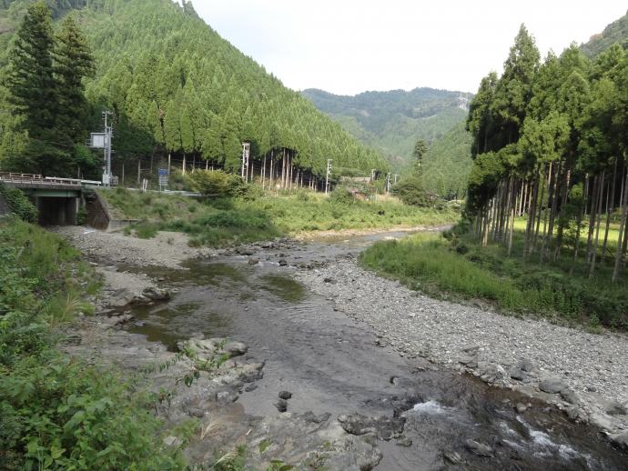 桂川上流域